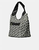 Γυναικεία Τσάντα Ώμου Μαίανδρος Ari Giorgio 2312-04 Black-White  : 2