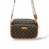 Γυναικεία τσάντα VALENTINI χιαστί/ώμου 9960-144 Black/Brown : 1