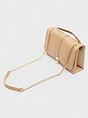 Nolah Τσάντα Χιαστί Ώμου Thomai Beige : 3