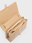 Nolah Τσάντα Χιαστί Ώμου Thomai Beige : 4