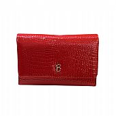 Γυναικείο Πορτοφόλι με καπάκι Λουστρίν LN1262 Red : 1