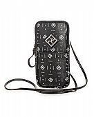 Pierro Tσαντάκι Χιαστί Milda Monogram Black : 1