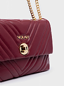 Nolah Τσάντα Χιαστί Ώμου Giuliana Burgundy : 4