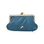 Verde Μικρό Δερμάτινο Γυναικείο Πορτοφόλι 18-1444 Blue : 1