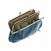 Verde Μικρό Δερμάτινο Γυναικείο Πορτοφόλι 18-1444 Blue : 4