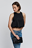 Nolah Τσάντα Χιαστί Ώμου Briggite Black : 4