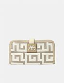 Χειροποίητο πορτοφόλι με κούμπωμα Ari Gorgio 79792 Beige : 2