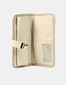Χειροποίητο πορτοφόλι με κούμπωμα Ari Gorgio 79792 Beige : 3