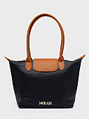 Nolah Τσάντα Χιαστί Ώμου Capuccine Large Black : 1