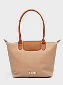 Nolah Τσάντα Χιαστί Ώμου Capuccine Large Beige : 1