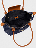 Nolah Τσάντα Χιαστί Ώμου Capuccine Large Navy : 3