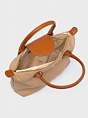 Nolah Τσάντα Χιαστί Ώμου Capuccine Small Beige : 3