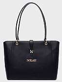 Nolah Τσάντα Ώμου Stella Black Light Gold  : 1