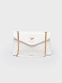 Nolah Τσάντα Χιαστί Ώμου Stacy White Snow Light Gold : 1