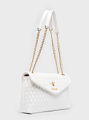 Nolah Τσάντα Χιαστί Ώμου Stacy White Snow Light Gold : 2