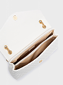 Nolah Τσάντα Χιαστί Ώμου Stacy White Snow Light Gold : 3
