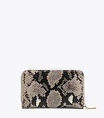 AXEL ΠΟΡΤΟΦΟΛΙ ΜΕ SNAKE SKIN ΤΥΠΩΜΑ ΚΑΙ ΓΥΑΛΙΣΤΕΡΕΣ ΛΕΠΤΟΜΕΡΕΙΕΣ 1101-1662 BEIGE 001 : 2