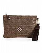 Pierro Τσάντα Χειρός Sybil Straw Brown : 1