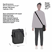 New Rebels Τσάντα Mart Ώμου / Χιαστί 43.116000 Black : 4