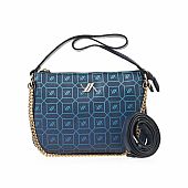 Verde Γυναικεία Τσάντα Χιαστί 16-7254 Blue : 1