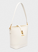 Nolah Τσάντα Χιαστί Ώμου Evelina Ivory Light Gold : 2