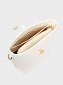 Nolah Τσάντα Χιαστί Ώμου Evelina Ivory Light Gold : 4