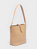 Nolah Τσάντα Χιαστί Ώμου Evelina Beige Light Gold : 2