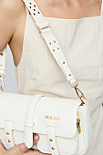 Nolah Τσάντα Χιαστί Ώμου Stephanie Cream Light Gold
 : 7