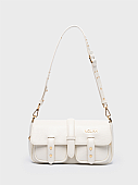 Nolah Τσάντα Χιαστί Ώμου Stephanie Cream Light Gold
 : 1