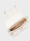 Nolah Τσάντα Χιαστί Ώμου Stephanie Cream Light Gold
 : 4