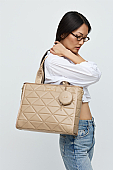 Nolah Τσάντα Χιαστί Ώμου Ryder Large Beige : 4