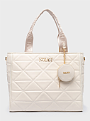 Nolah Τσάντα Χιαστί Ώμου Ryder Large Ivory : 1