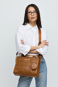 Nolah Τσάντα Χιαστί Ώμου Ryder Medium Brown : 4