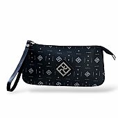 Pierro Τσαντάκι Χειρός Zoe Monogram Black : 1