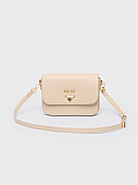 Nolah Τσάντα Χιαστί Ώμου Fiona Beige Light Gold : 1
