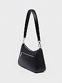 Nolah Τσάντα Χιαστί Ώμου Thelma Black Silver : 2