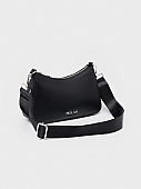 Nolah Τσάντα Χιαστί Ώμου Thelma Black Silver : 3