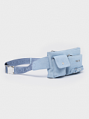 Nolah Γυναικείο Τσαντάκι Μέσης Kensighton Denim Light Blue Silver : 2