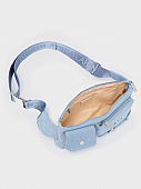 Nolah Γυναικείο Τσαντάκι Μέσης Kensighton Denim Light Blue Silver : 3