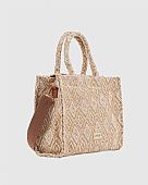 Verde Γυναικεία Τσαντα Χειρός Ώμου 48-0283 Beige : 3