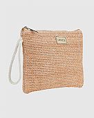 Verde Γυναικείος Ψάθινος Φάκελος 48-0269 Beige : 2