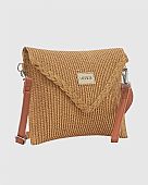 Verde Γυναικείος Ψάθινος Φάκελος 48-0264 Beige : 2