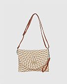 Verde Γυναικείος Ψάθινος Φάκελος 48-0260 Beige : 5
