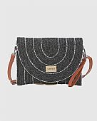 Verde Γυναικείος Ψάθινος Φάκελος 48-0258 Black : 1