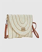 Verde Γυναικείος Ψάθινος Φάκελος 48-0258 Ivory : 2