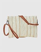 Verde Γυναικείος Ψάθινος Φάκελος 48-0258 Ivory : 3