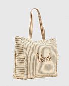 Verde Γυναικεία Τσάντα θαλάσσης 14-0349 Beige : 4