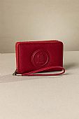Fragola Πορτοφόλι με διπλό άνοιγμα και casual logo PC390-red : 1