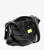 AXEL PUFFER ΤΣΑΝΤΑ ΩΜΟΥ ODETTE ΜΕ ΦΛΟΥΟ ΛΕΠΤΟΜΕΡΕΙΕΣ 1010-3327 BLACK 03 : 4