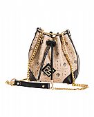 Pierro Τσάντα Πουγκί Nafsika Monogram Mocca : 1